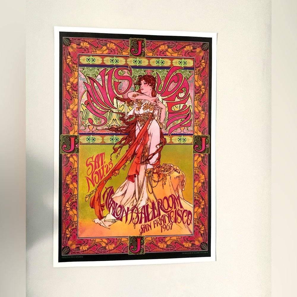 Janis Joplin Vintage poster